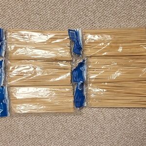 Royal brand 600 total bamboo skewers each is 6 inches in length new sealed bag